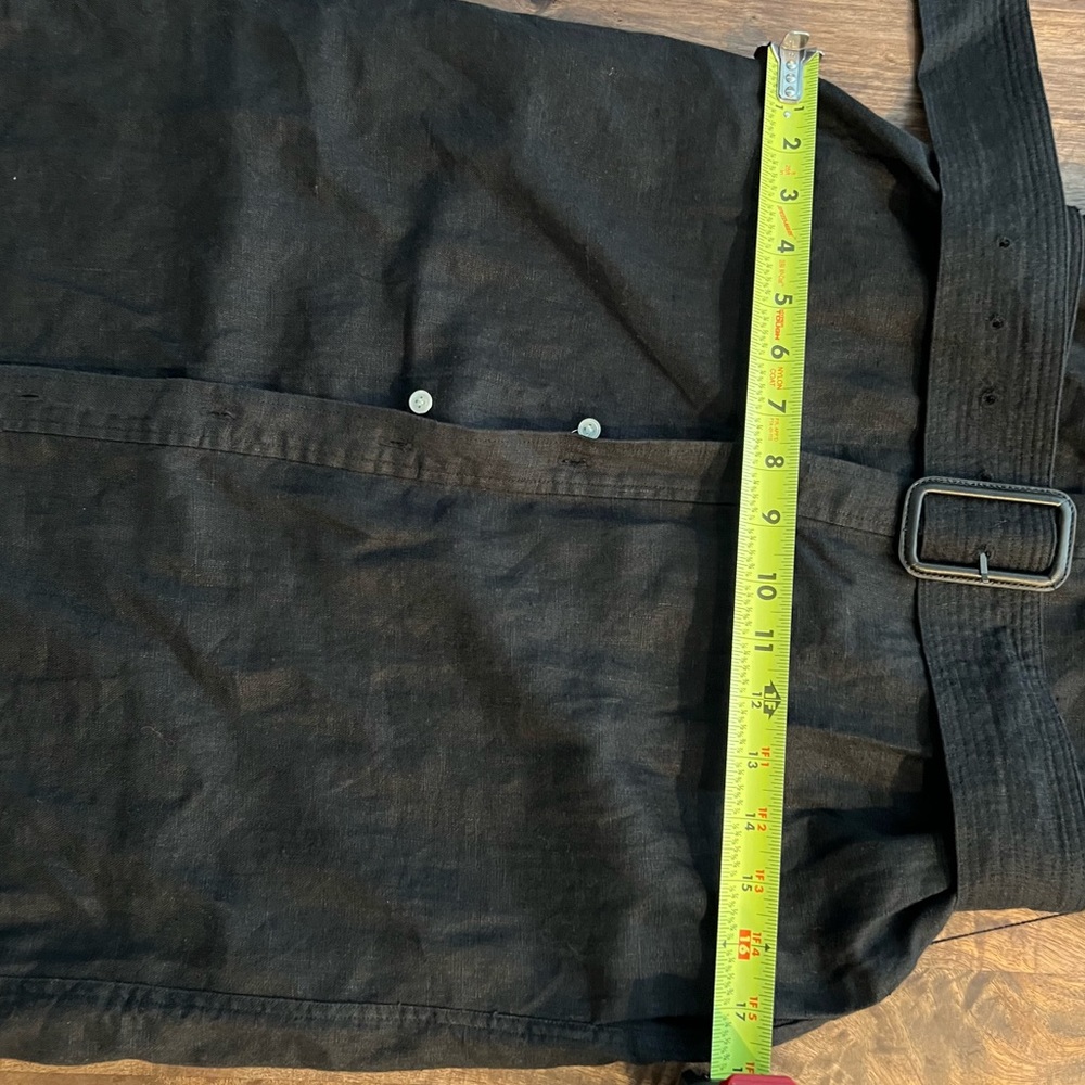 Polo Ralph Lauren Black Linen Belted dress - Picture 7 of 16